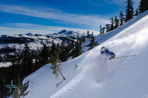 Pow turns days after the storm (Photo by Lauren Lindley)