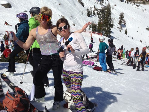 Rach and I after our run. Gangster, per usual.