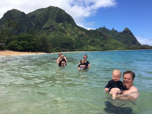 Everyone is having fun in paradise!