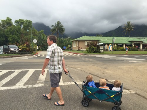 The wagon proved to be super useful!